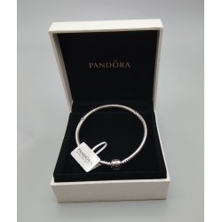 Genuine Original PANDORA 590702HV23 Moments Snake Chain Bracelet Silver + BOX 20