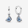 PANDORA Blue Butterfly Hoop Earrings