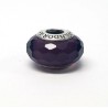 Genuine Pandora Faceted Murano Glass Light Purple Bead Charm ALE 925