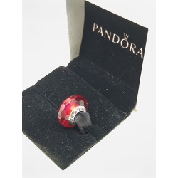 Pandora Red Fascinating Faceted Murano Charm