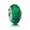 Pandora Green Murano Glass Charm with Faceted Beads, Crafted in Sterling Silver 925 ALE