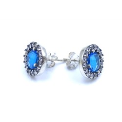 PANDORA Blue Round Sparkle...