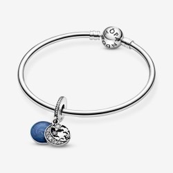 Pandora Moon & Blue Sky Dangle Charm