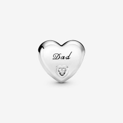 Pandora Dad Heart Charm