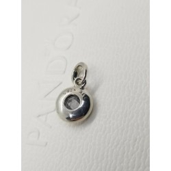 Pandora Radiant Pandora Logo Pendant Charm NEW Retired Authentic Charm 396217CZ