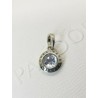 Pandora Radiant Pandora Logo Pendant Charm NEW Retired Authentic Charm 396217CZ