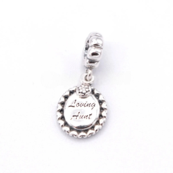 Pandora Loving Aunt Silver Bracelet Charm Dangle 791277CZ