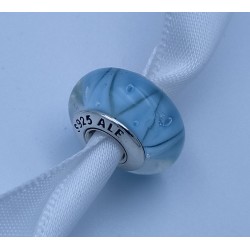 Pandora Turquoise Murano Looking Glass Charm