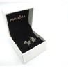 Pandora Daisy silver stud earrings with cubic zirconia