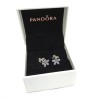 Pandora Daisy silver stud earrings with cubic zirconia