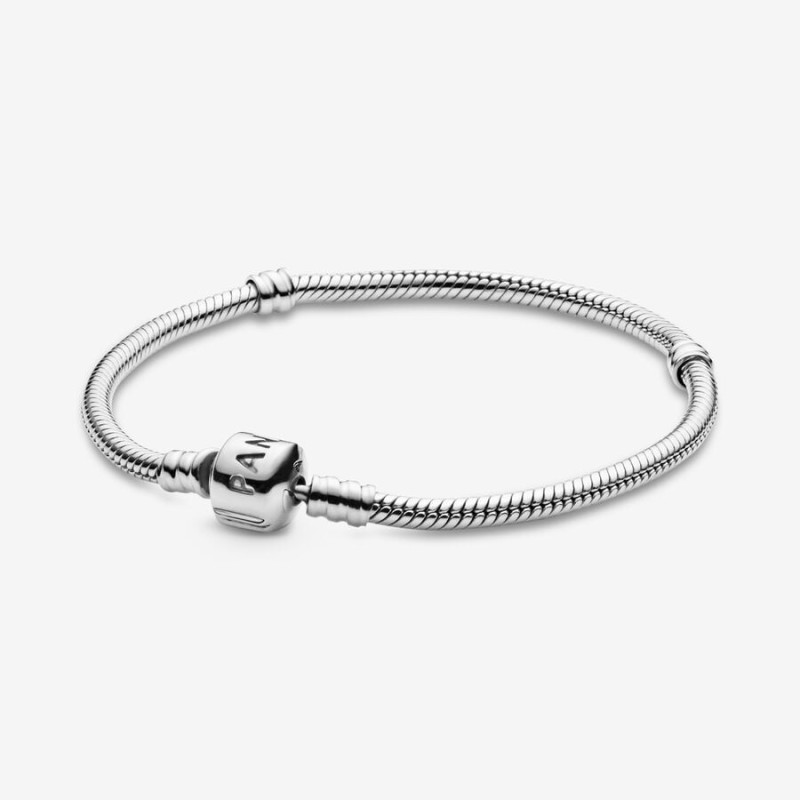 Genuine Original PANDORA 590702HV23 Moments Snake Chain Bracelet Silver + BOX 20