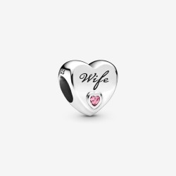 Wife Love Heart Charm