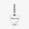 Pandora I Love You Forever Heart Dangle Charm