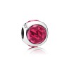 Pandora S925 Cerise Radiant Droplet Sterling Silver Radiant Droplet with Cerise Crystal