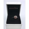 Pandora S925 Radiant Droplet Sterling Silver Love is Forever Charm Bead