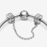 Pandora Logo Safety Chain Clip Charm 792057CZ-05