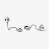 Pandora Logo Safety Chain Clip Charm 792057CZ-05