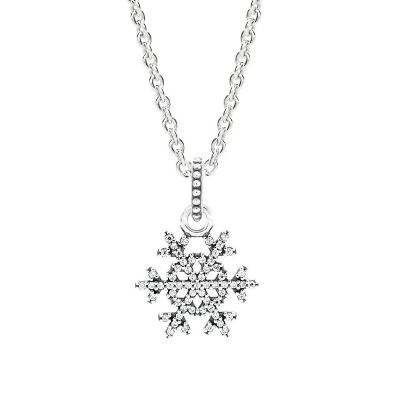 Pandora Sparkling Snowflake Pendant Charm