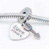 PANDORA RARE Special Edition Love Struck Sterling Silver Charm