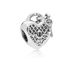 Pandora Silver Love You...