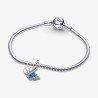 Pandora Blue Butterfly Quote Double Dangle Charm