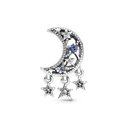 Pandora New Star Crescent Moon Charm