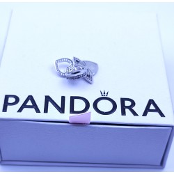 Pandora Celestial Shooting Star Heart Double Dangle Charm