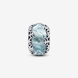 Pandora Winter Blue Snowflake Murano Charm