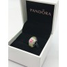 Pandora 925 Silver Murano Glass Wild Hearts beads Retired  Pandora Moments Charm