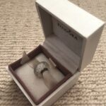 Pandora Clear Glass Bead Charm, clear, view 1