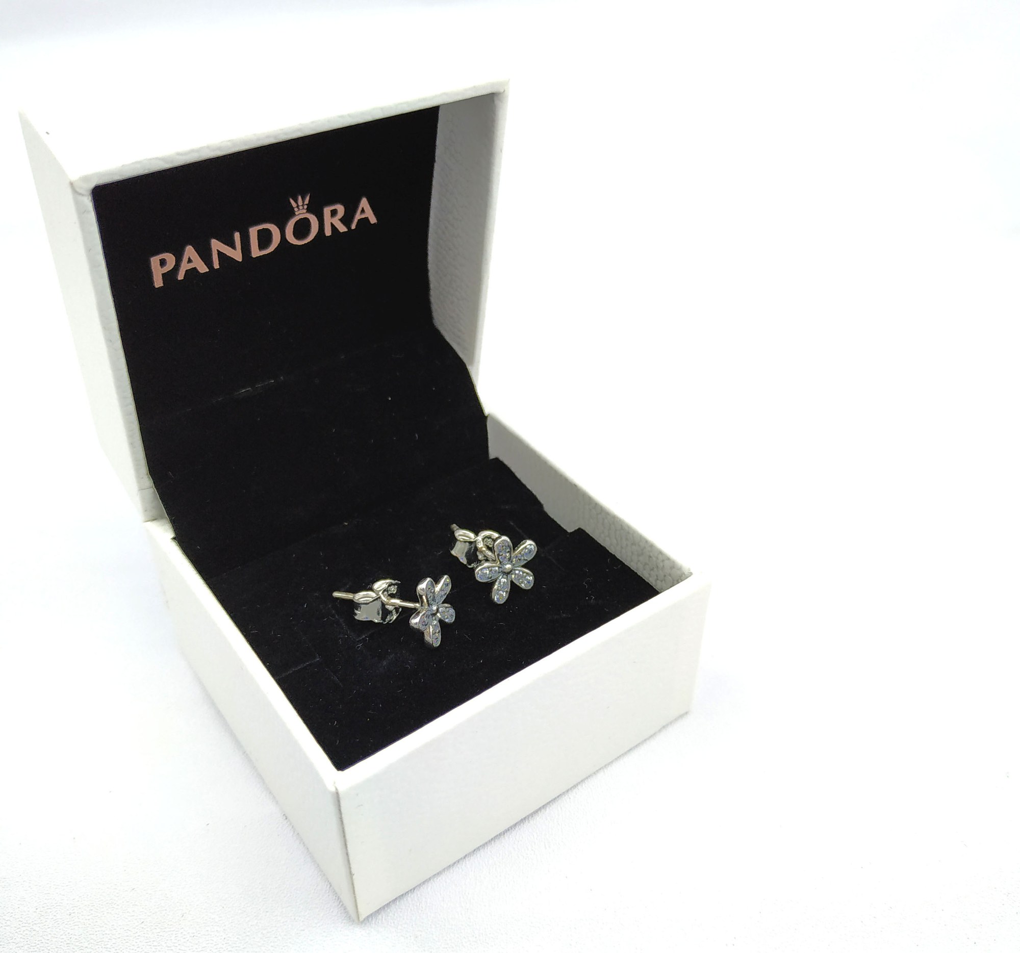 pandora daisy flower stud earrings Pandora Daisy Flower Stud Earrings, silver tone, view 2
