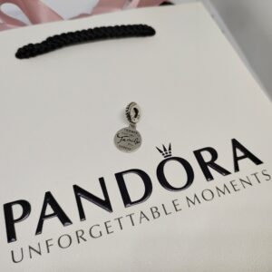 Pandora Friends Are Family Dangle Charm, silver tone, view 1