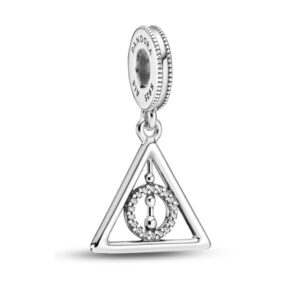 Pandora Harry Potter Deathly Hallows Dangle Charm, silver tone
