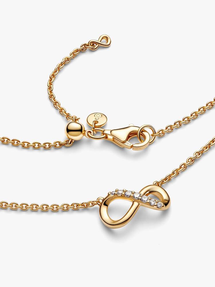 pandora infinity collier necklace Pandora Infinity Collier Necklace, gold tone, view 2