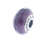 Pandora Purple Faceted Glass Bead Charm, purple, view 1