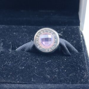 Pandora Radiant Droplet Bead Charm, pale pink, view 1