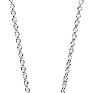 Pandora Signature Logo Pavé and Beads Necklace, silver tone, view 1