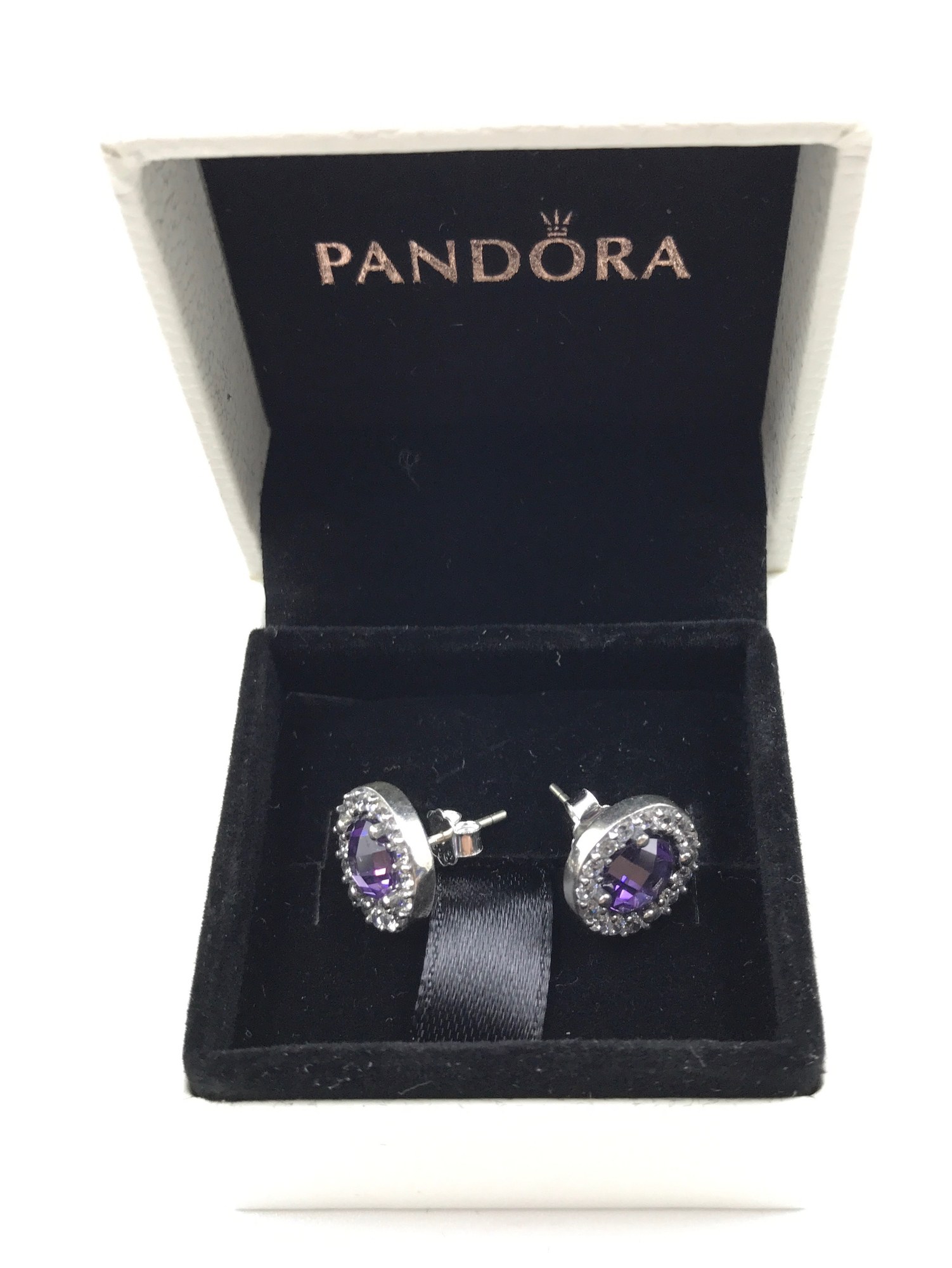 purple sparkling stud earrings Purple Sparkling Stud Earrings, purple