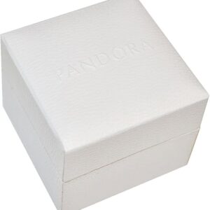 Small Jewellery Presentation Gift Box, white exterior and dark interior, view 1